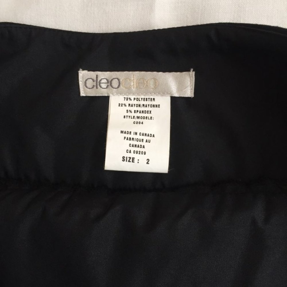 Cleo Black Pencil Skirt - Picture 4 of 6